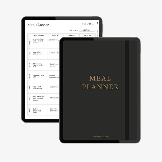 Digital Weekly Meal Planner