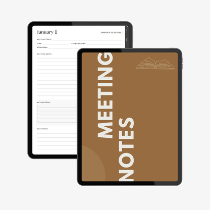 Meeting Notes Planner