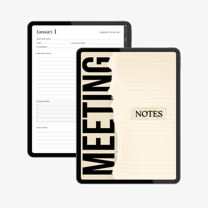Meeting Notes Planner