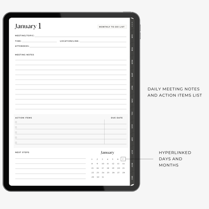 Meeting Notes Planner