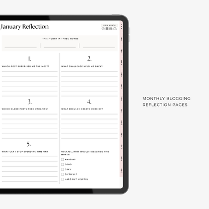 The Blogging Planner
