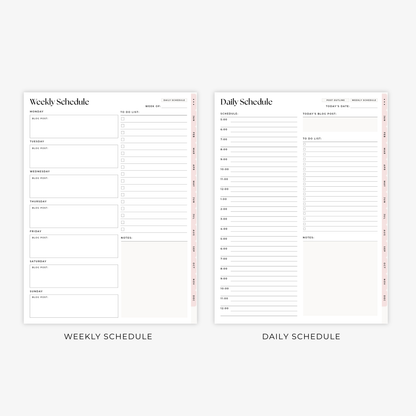 The Blogging Planner