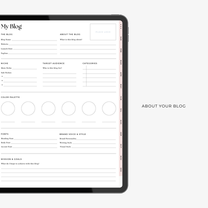The Blogging Planner