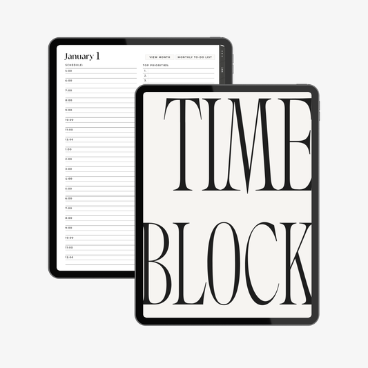 Time Block Planner