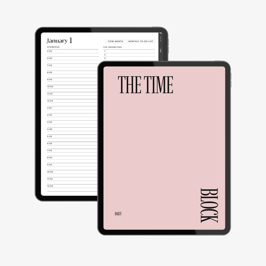 Time Block Planner