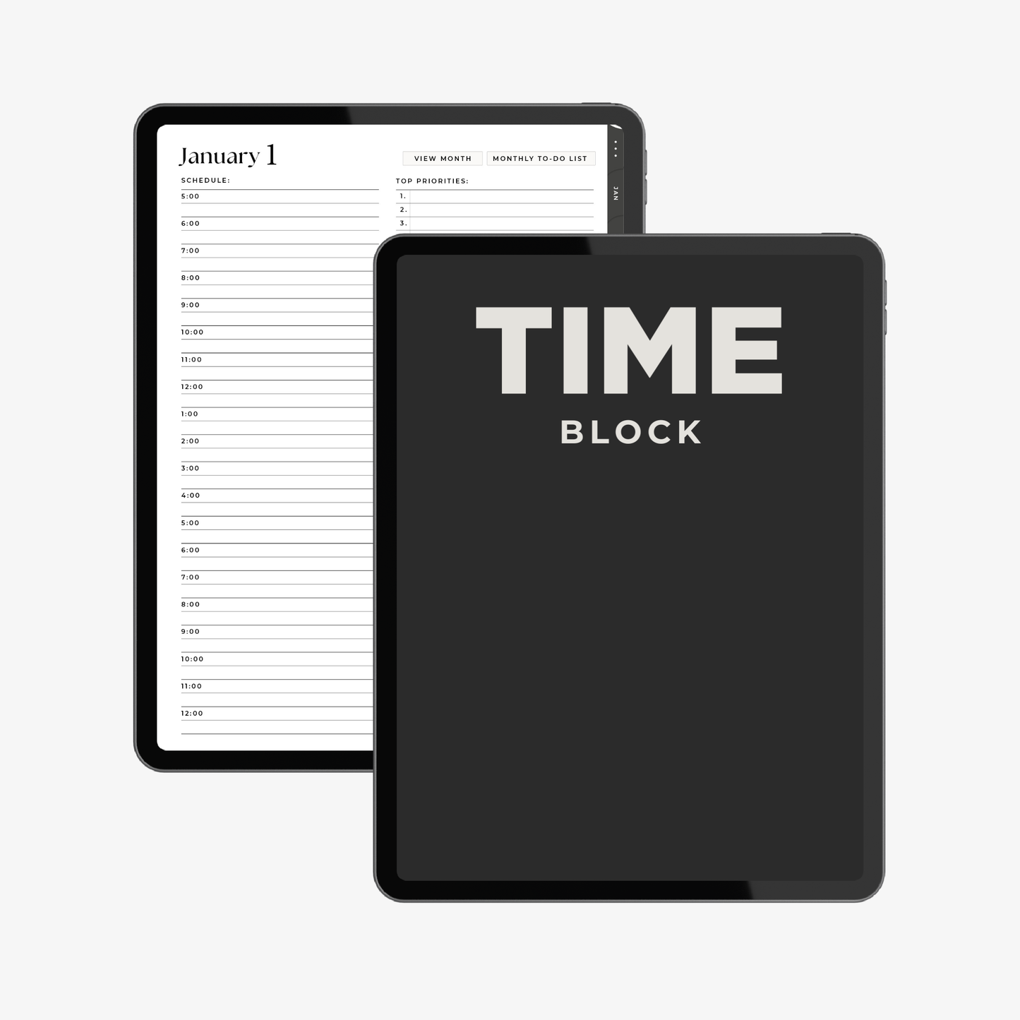 Time Block Planner