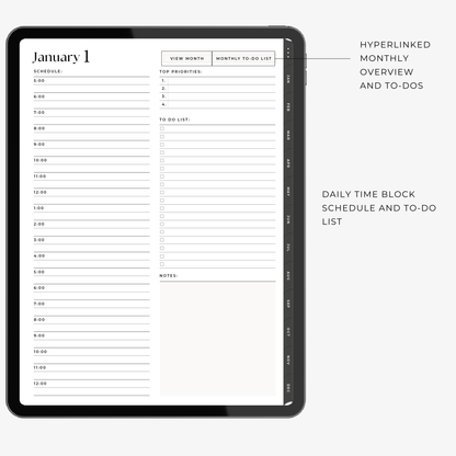 Time Block Planner