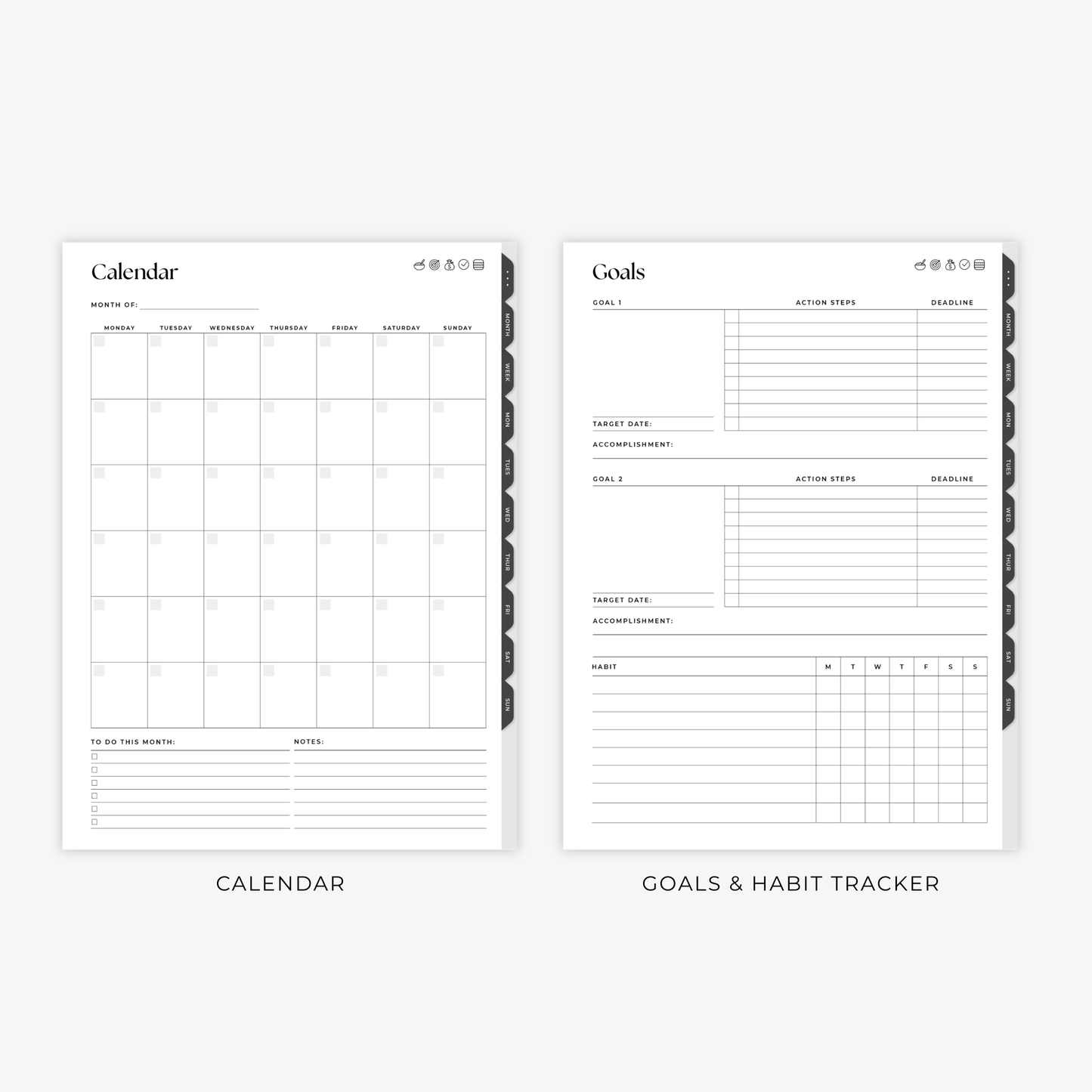 Weekly Dashboard Planner