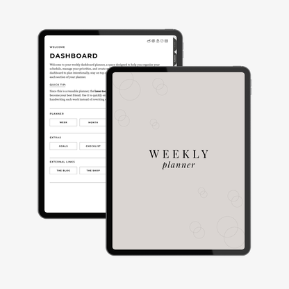 Weekly Dashboard Planner