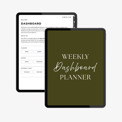 Weekly Dashboard Planner