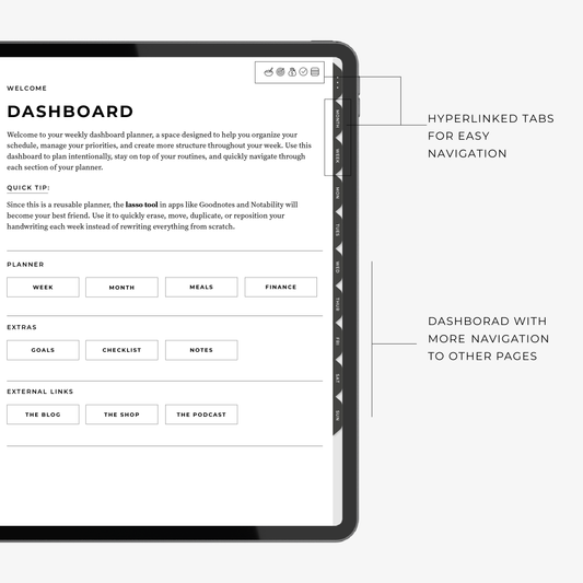 Weekly Dashboard Planner