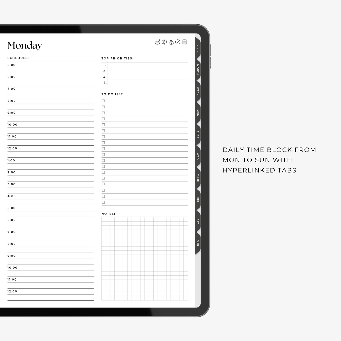 Weekly Dashboard Planner