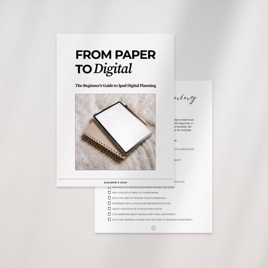 iPad Planning for Beginners