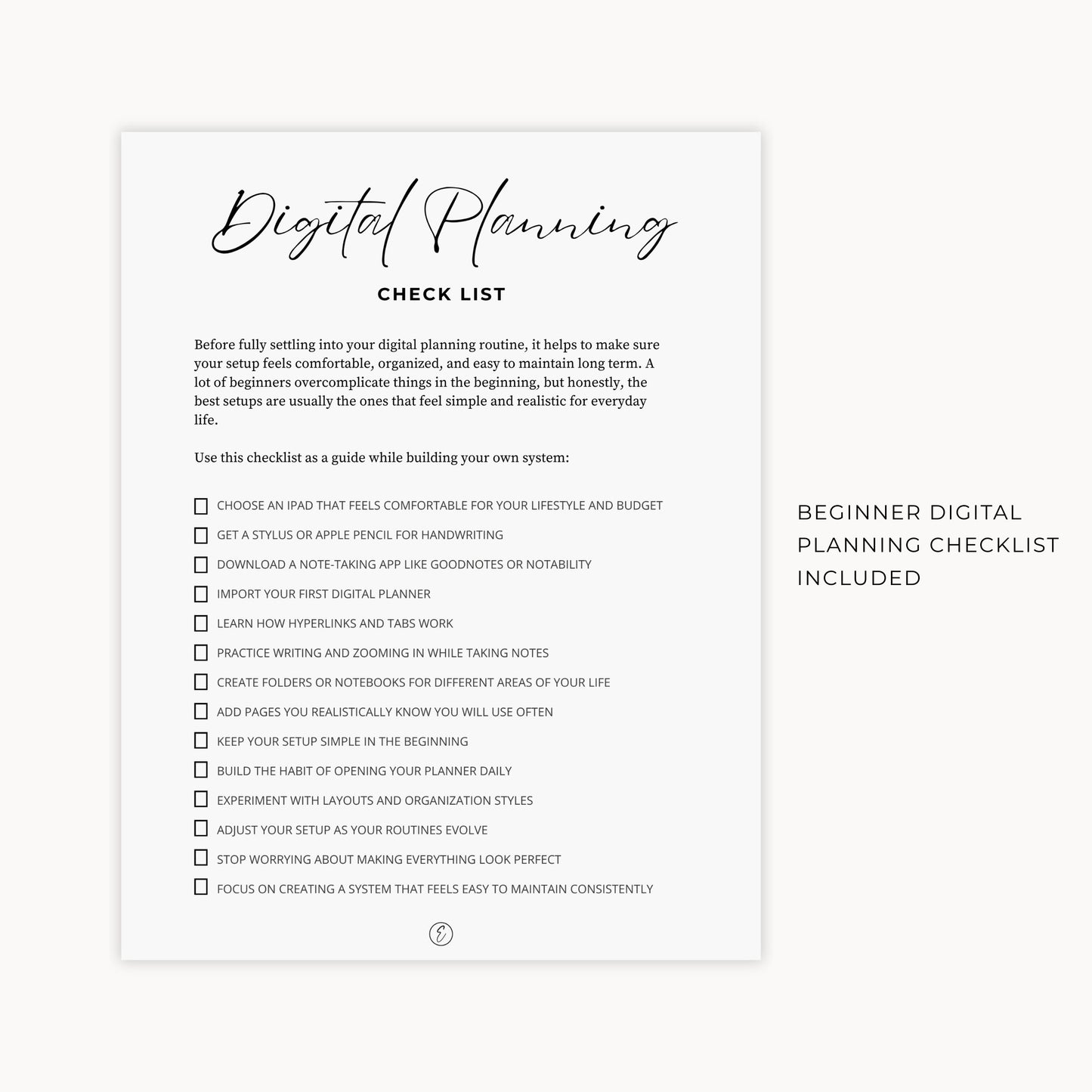 iPad Planning for Beginners