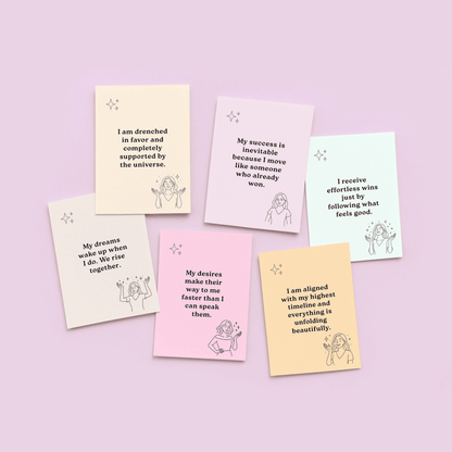 Lucky Girl Affirmation Cards