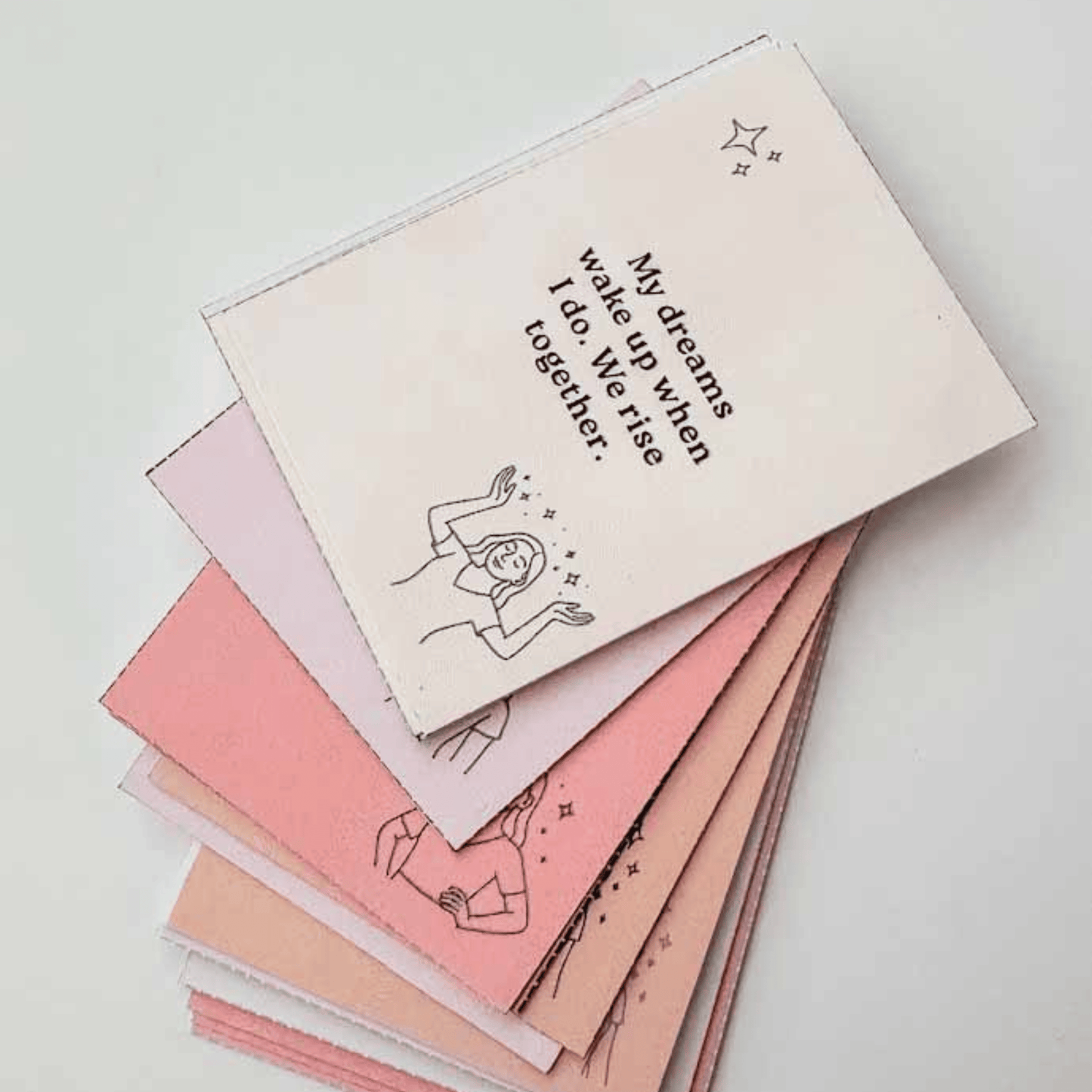 Lucky Girl Affirmation Cards