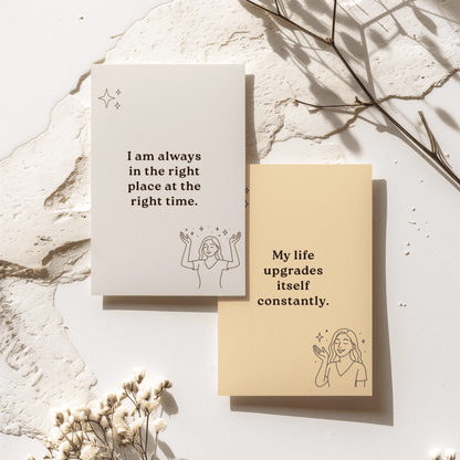 Lucky Girl Affirmation Cards