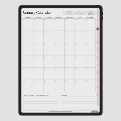 The Blogging Planner